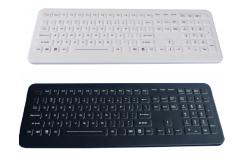 China Cleanable medical keyboards with integrated numeric keypad 12 FN keys supplier