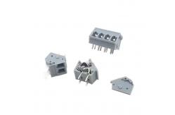 China PCB Screwless Spring Wire Terminal Block HQ243-5.0mm Pitch supplier