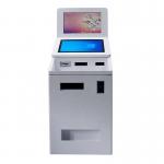Dual Screen Size QR Scanner Card Reader Cash and Coin Dispensing Self Service Payment ATM Kiosk Machine for sale