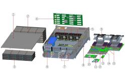 China IPMI2.0 Compatible 4245 Rack Server with Hot-Swappable Fans supplier