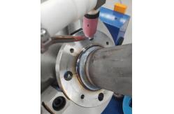 China Low Noise Automatic Flange Welding Machine With YC-400TX4 Power Supply supplier