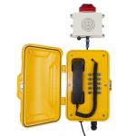 IP67 Weatherproof VoIP Telephone Broadcasting With Flashing Lamp for sale