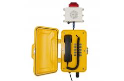China IP67 Weatherproof VoIP Telephone Broadcasting With Flashing Lamp supplier