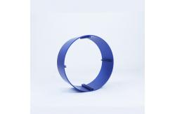 China Custom 6063 Aluminium Heatsink Profile Extrusion Anodizing Blue Heat Sinks Profile supplier