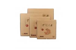 China Custom Order Paper Cardboard Pizza Box Wholesale For Eco-friendly Packaging supplier