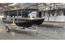China Galvanized Finish Aluminum Pontoon Trailer For Boat Transportation supplier