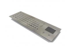 China FCC PS/2 SUS304 Industrial Keyboard With Touchpad supplier
