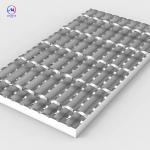 Steel Floor Decking Industrial Steel Grating with Stainless Steel Texture and Welding Process for sale