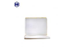 China Soda Cracker Square Plastic Food Containers In Mold Labeling 87OZ 2600ML supplier