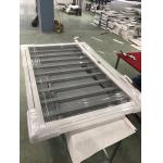Functional Blind Shutter Louver Glass Window With Simplicity Material