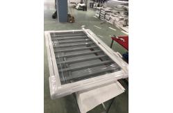 China Functional Blind Shutter Louver Glass Window With Simplicity Material supplier