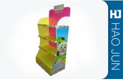 China Cardboard Table Display Stands With 4 Shelves / Cardboard Point Of Sale Stands supplier