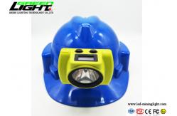 China Waterproof 6800mAh 385lum Rechargeable LED Cap Lamp 2.96W supplier