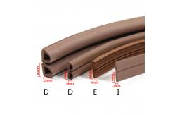 China 9.55mm EPDM Foam Under Self Adhesive Door Seal Anti Collision supplier