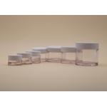 PETG Makeup Cosmetic Cream Containers , Empty Face Cream Containers for sale