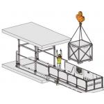 High Rise Construction Work Platforms For Efficient Loading And Unloading