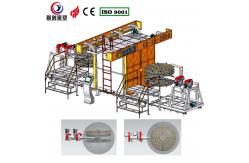China Automatic PLC Control System Shuttle Rotomolding Machine Producing Pickleball supplier