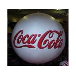 Hot Sale Advertising Inflatables Coca Helium Sphere , Advertising Inflatables Helium Balloon for sale