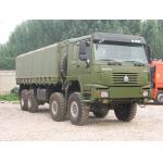 Military 8 x 8 290 / 371 / 336 /420hp Heavy Cargo Trucks With EURO III Emission Standard for heavy commercial vehicles for sale