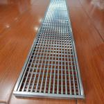 3mm 304/316 Stainless Steel Grating Trench Cover Heel Proof for sale