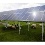 SGS Open Field Solar Mounting Structure With concrete foundation solar bracket solar mounting system for sale