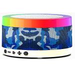 RMS 15W Power 102mm Speaker Bluetooth TF Card USB FM Radio Support 2400mAh Battery Colorful LED Lights With Multiple Modes for sale