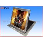 Motorized Computer Monitor Lift Brushed Aluminum With Vertical Flip Up Monitor for sale