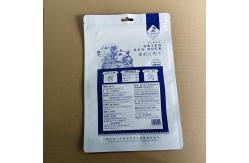 China Stand Up Pouch with Window Panel Premium Cosmetic Packaging Glossy Finish & UV Protection supplier