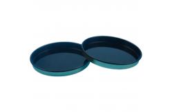 China 0.22mm Flat Black Metal Paper Can Tinplate Lid supplier