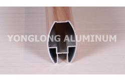 China Powder Coated Aluminium Wardrobe Door Extrusions , High Precise Aluminium Handle Profile supplier