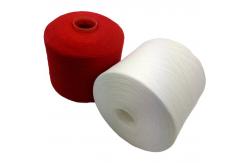 China High Tenacity 100% Dyed Polyester Yarn Low Shrinkage Red For Sewing Thread supplier