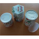 Round Nutrition Foods Airproof Paper Composite tube Cans , Paper canister for sale