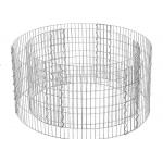 90cm Diameter 40cm High Gabion Garden Bed , Round Welded Gabion Baskets for sale
