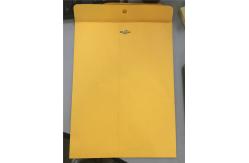 China Brown 000 Kraft Bubble Mailers 6x10 Kraft Paper Clasp String Tie Envelopes supplier