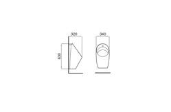 China Smooth Ceramic Commercial Bathroom Urinal With Sensor supplier