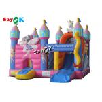 5.9m 19ft Fairy Wonderland Inflatable Jumping Castles With Slide for sale