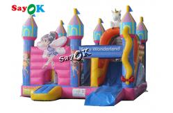 China 5.9m 19ft Fairy Wonderland Inflatable Jumping Castles With Slide supplier