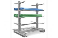 China Galvanized Q235 500kgs/Arm Double Sided Cantilever Racks SGS supplier