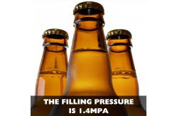 China Custom Label Beer Bottle Amber Clear Green Glass Bottle Beer Container supplier