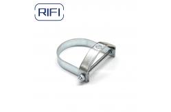 China 8'' Silver Conduit Clevis Hanger Metal Conduit Clamp Weather Resistance supplier