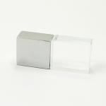 ODM Small Crystal USB Stick 2.0 8GB 16GB Engrave Logo With LED Light for sale