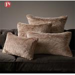 Fluffy acrylic Fur Throw Pillow , Faux Fur Decorative Pillows Cushion Cover for sale