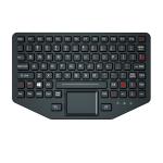 Rugged Military Keyboard MIL-STD-461G And MIL-STD-810F Dual PS2 Interface With Touchpad for sale