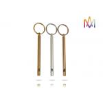 17g Brass Creative Whistle Custom Shaped Keychains for sale