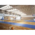 Green Sports PVC Vinyl Flooring / Indoor Basketball Flooring 4.5mm - 7.2 Mm for sale
