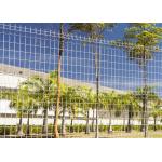 4mm Welded Wire Mesh Security Fence Black Color Q235 for sale