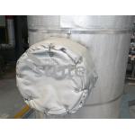 Silicone Rubber Coated Fiberglass Fabric For Removable Insulation Jacket And Cover for sale