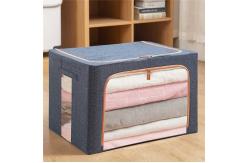 China Cubby Underbed Fabric Household Storage Containers With Lid Foldable Multiscene supplier