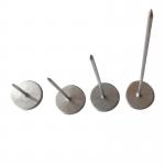 China Galvanized Steel Self Sealing Pins With Cup Head Base For HVAC Insulation manufacturer
