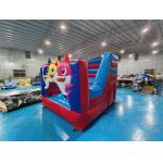 Fireproof 0.55mm Inflatable Jump House Baby Shark Cartoon Theme Blow Up Bounce House for sale